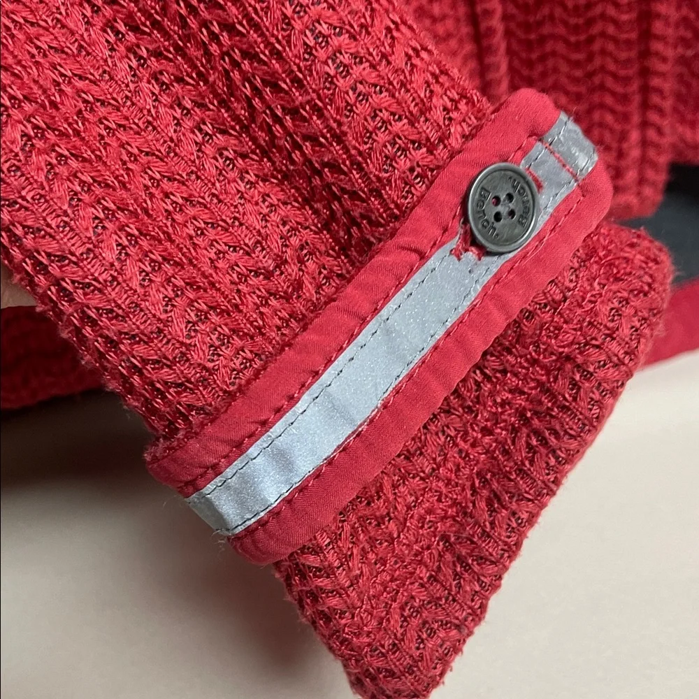 Bench Red Textured Knit Hoodie - Picture 8 of 16